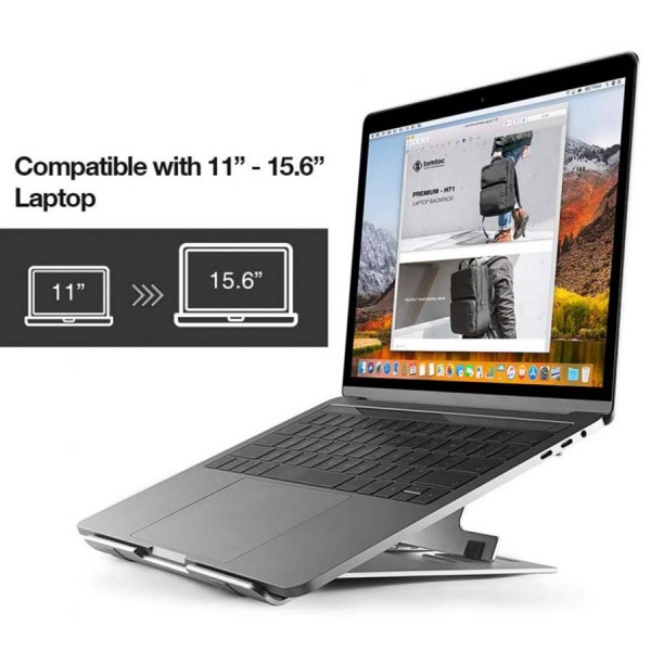 Đế đỡ tản nhiệt TomToc Folding Aluminum Laptop Stand B4002S-B4002S-2