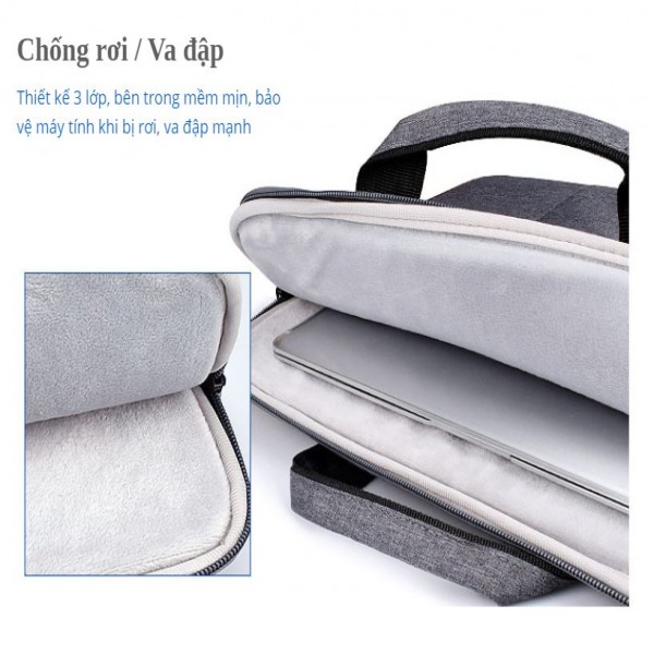Túi chống sốc MacBook 16 inch Velour-SP000380-4