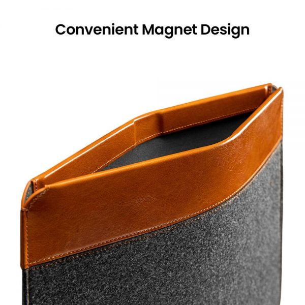 Túi chống sốc MacBook 16 inch Tomtoc Felt & Pu Leather-H16E01Y-4