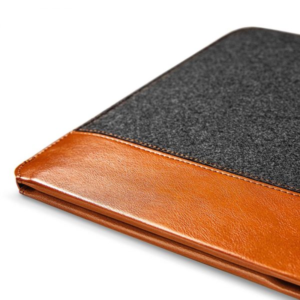 Túi chống sốc MacBook 16 inch Tomtoc Felt & Pu Leather-H16E01Y-5