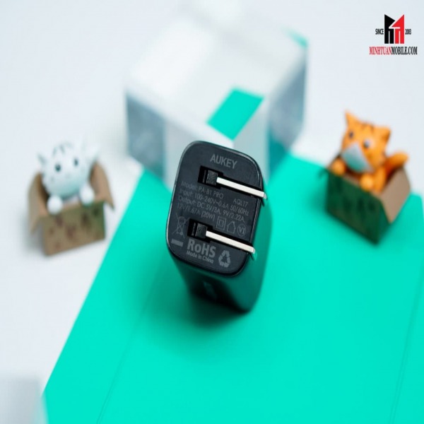 Cốc sạc nhanh Aukey 20W PD Type-C PA-B1 Pro-PA-B1-WHT-4