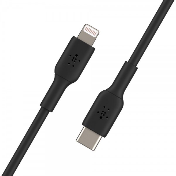 Cáp Type-C to Lightning Belkin 30W vỏ nhựa 1M-CAA003BT1MBK-2
