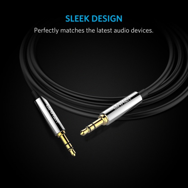 Cáp âm thanh Anker 3.5mm Sound Line 2.4m A8220BK-A8220BK-3