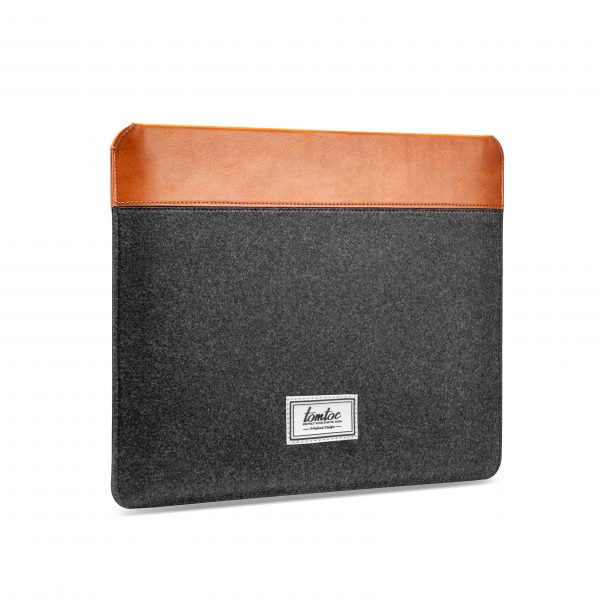 Túi chống sốc iPad 12.9 Tomtoc Felt & Pu Leather 2021-B03-H16-3