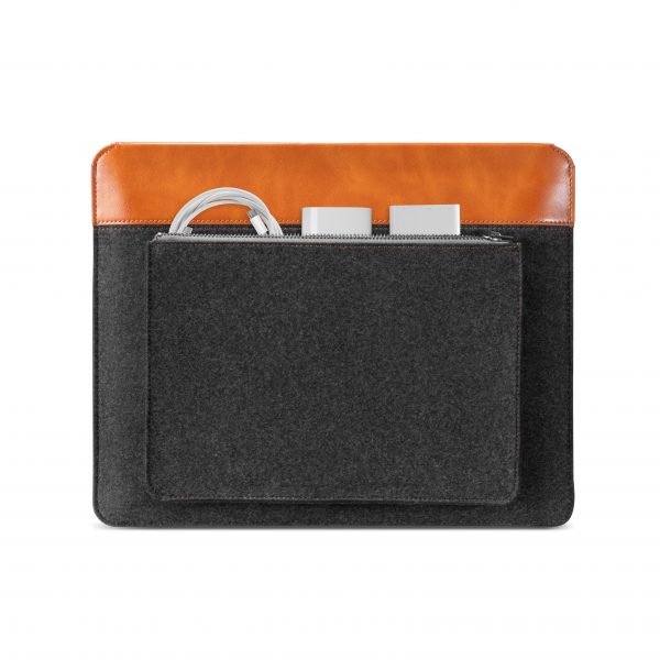Túi chống sốc iPad 12.9 Tomtoc Felt & Pu Leather 2021-B03-H16-5