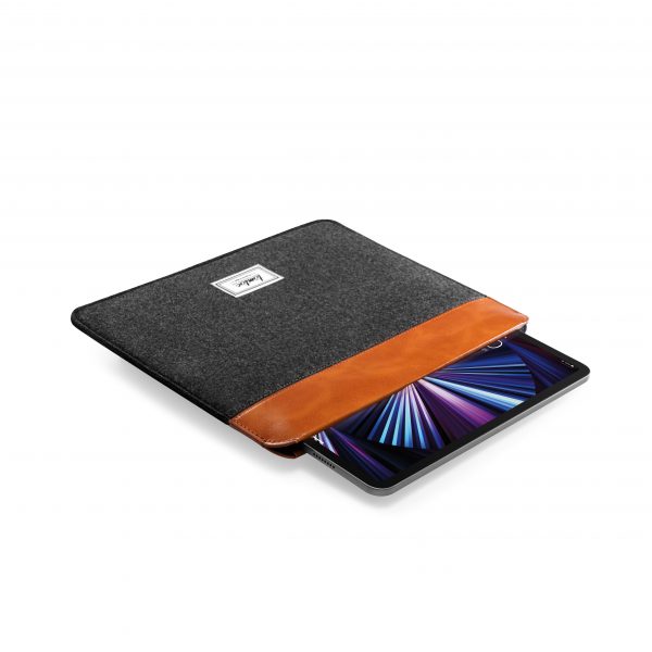Túi chống sốc iPad 12.9 Tomtoc Felt & Pu Leather 2021-B03-H16-10