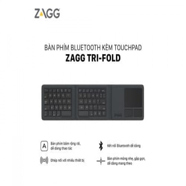 Bàn phím gấp 3 ZAGG Universal Keyboards-103203612-2