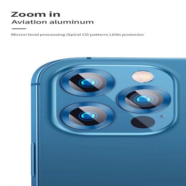 Dán bảo vệ Camera iPhone 12 Pro Max chính hãng Mipow Glass Alumium-BJ302GD-3