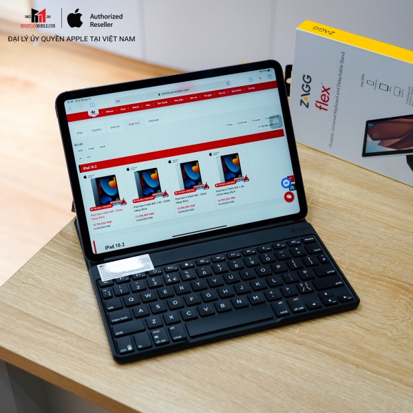 Bàn phím ZAGG 7 màu Backlit Keyboard Fabric Stand Flex-103202282-9