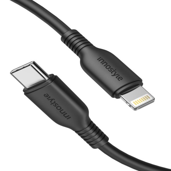Cáp Type-C to Lightning Innostyle Jazzy MFI 1.2M-JICL120BLK-4