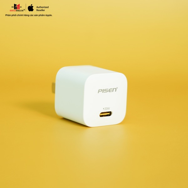 Cốc sạc Pisen 20W PD Type-C Mini Quick Ice Crystal-KPD201-3