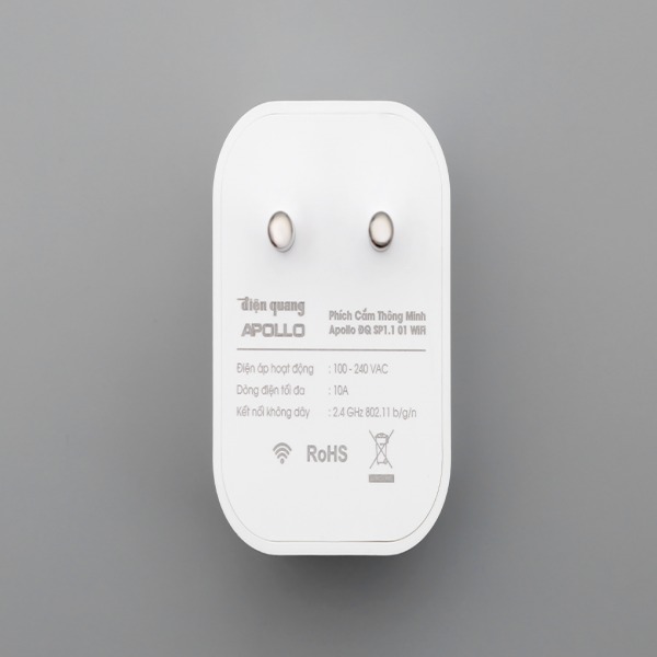 Phích cắm thông minh Điện Quang Apollo ĐQ SP1.1 01 Wifi-SP1101-3