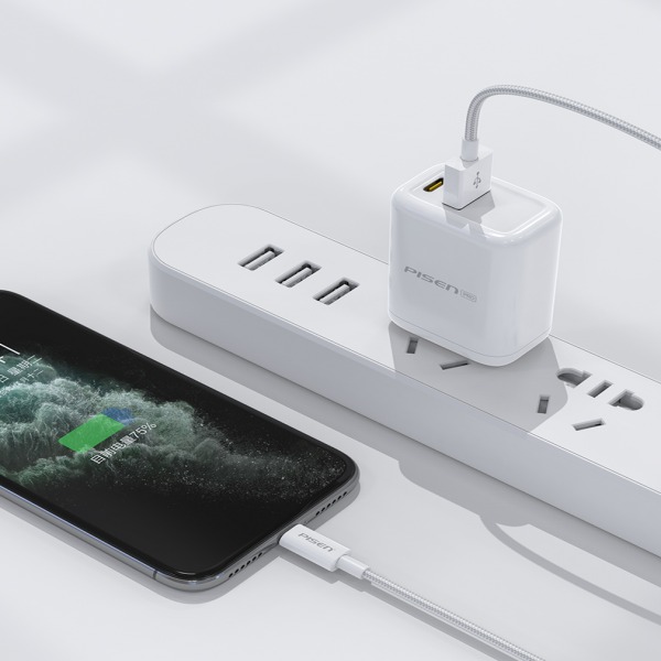 Cáp USB-A to Lightning Pisen 1m AL011000-AL011000-3