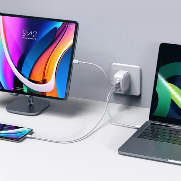 Sạc đa cổng HyperJuice 66W GaN Charger HJ265-HJ265WHI-12