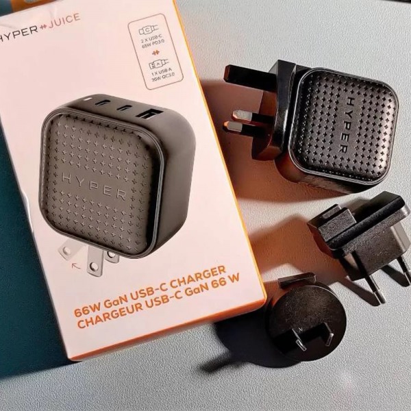 Sạc đa cổng HyperJuice 66W GaN Charger HJ265-HJ265WHI-9