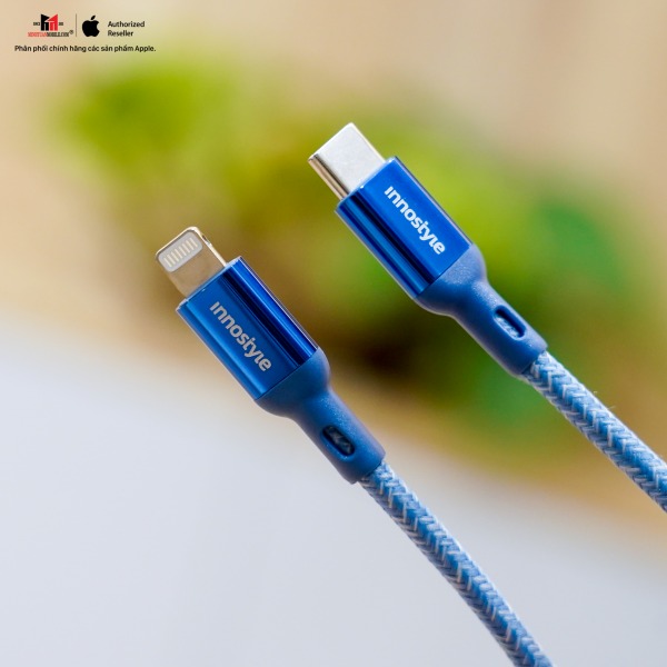 Cáp Type C to Lightning Innostyle Powerflex MFi 1.5M 20 30 60W-ICL150ALBLU-6