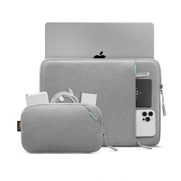 Túi chống sốc MacBook 13 inch Tomtoc Versatile-A13 Protective kèm túi Phụ Kiện-A13C2DV-3