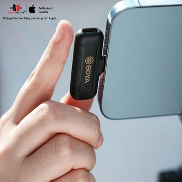 Micro không dây Boya kết nối qua cổng Lightning-WM3T2-D2-5
