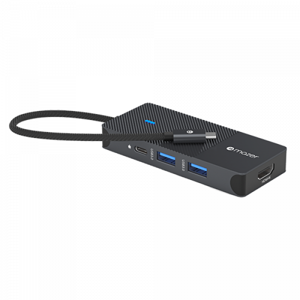 Hub chuyển đổi Mazer 7 in 1 Type-C Infinite.Multimedia Pro MULTI7002-MUC2MULTI7002BK-5