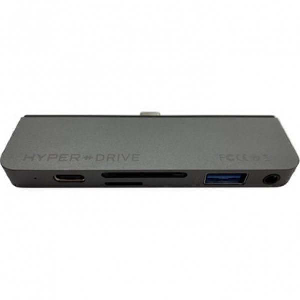Hub chuyển đổi HyperDrive 6 in 1 Type-C HDMI HD319B-HD319B-SILVER-2