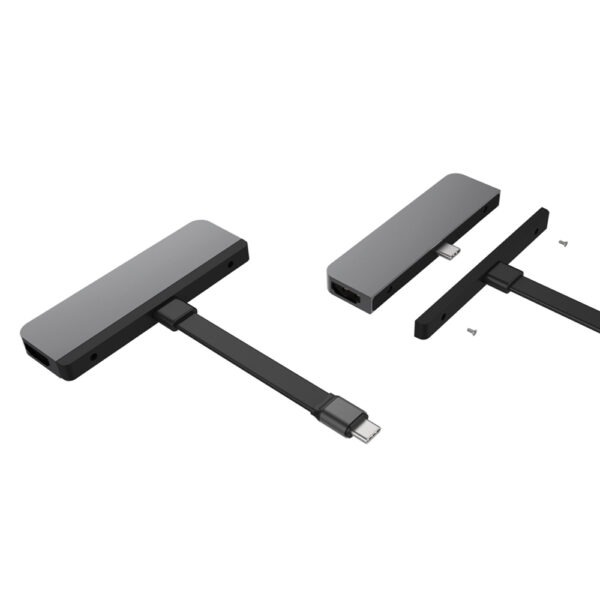 Hub chuyển đổi HyperDrive 6 in 1 Type-C HDMI HD319B-HD319B-SILVER-6