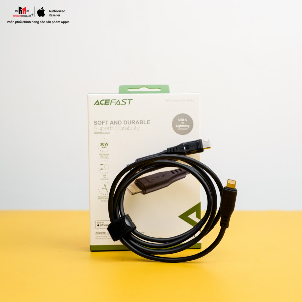 Cáp Type-C to Lightning ACEFAST MFi 1.2M C301-C301WH-16