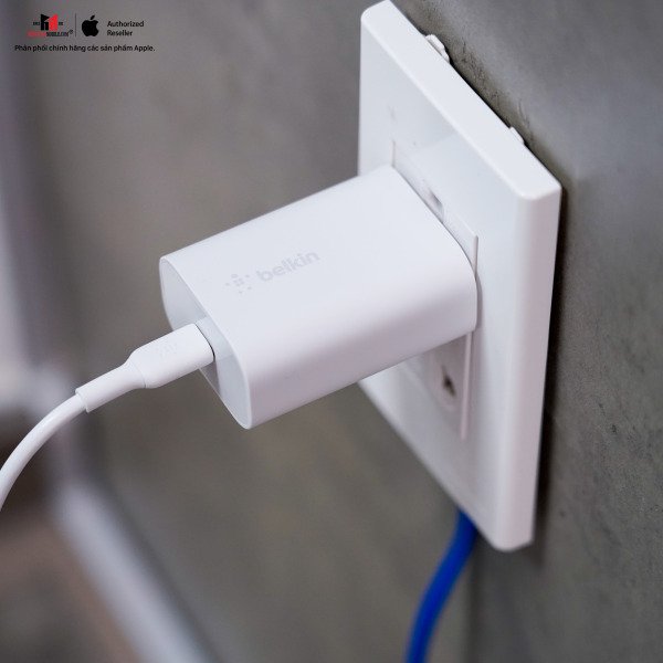 Cốc sạc nhanh Belkin 25W Type-C PD Wall Charger-WCA004DQWH-8