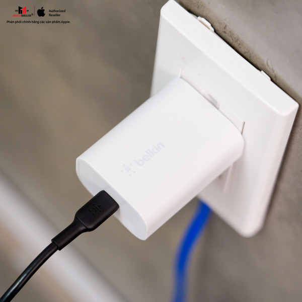 Cáp Type-C to Lightning Belkin 30W vỏ nhựa 1M-CAA003BT1MBK-16