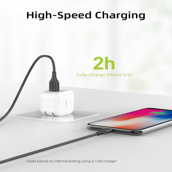 Cáp USB-A to Lightning Innostyle Jazzy MFi 1.5M JIAL150-JIAL150LBL-5