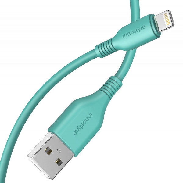 Cáp USB-A to Lightning Innostyle Jazzy MFi 1.5M JIAL150-JIAL150LBL-10