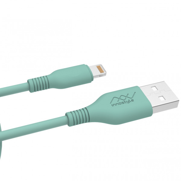 Cáp USB-A to Lightning Innostyle Jazzy MFi 1.5M JIAL150-JIAL150LBL-12