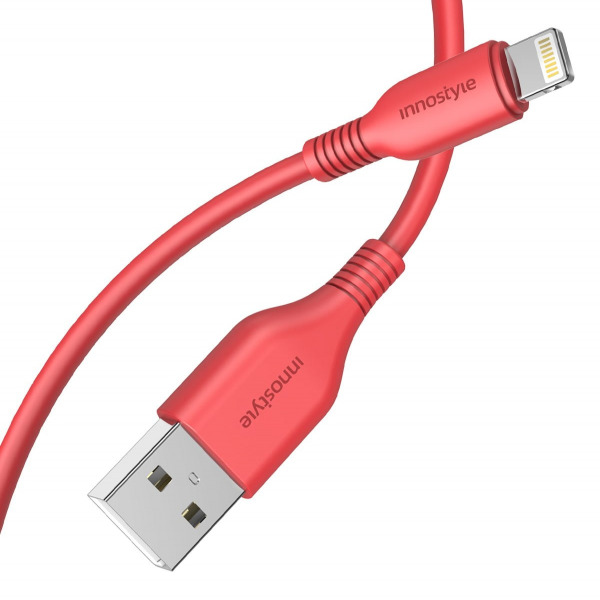 Cáp USB-A to Lightning Innostyle Jazzy MFi 1.5M JIAL150-JIAL150LBL-13