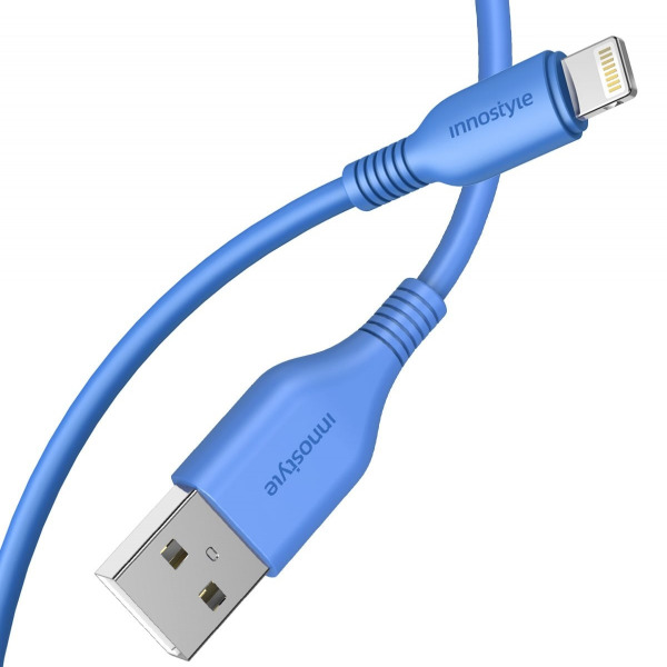 Cáp USB-A to Lightning Innostyle Jazzy MFi 1.5M JIAL150-JIAL150LBL-17