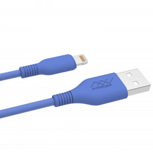 Cáp USB-A to Lightning Innostyle Jazzy MFi 1.5M JIAL150-JIAL150LBL-18