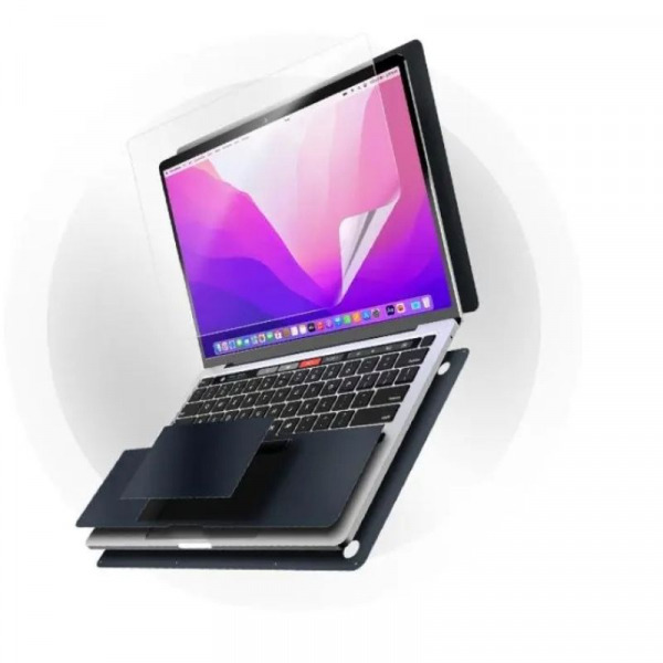 Bộ dán MacBook Air 13 inch M2 M3 M4 MOCOLL 5 in 1-MOC4054-3