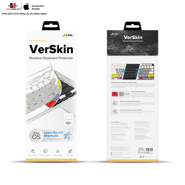 Phủ phím MacBook Pro 13 15 inch JCPAL Verskin Touch Bar-JCP2233-2