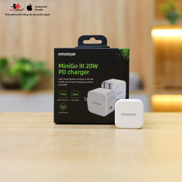 Cốc sạc nhanh Innostyle 20W Type-C Minigo III-IC20PDWHI-7