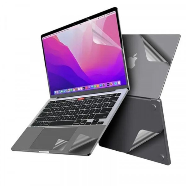 Bộ dán MacBook Pro 13 inch M1 M2 MOCOLL 5 in 1-MOC4078-4
