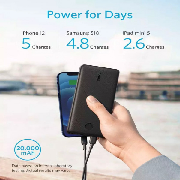 Pin sạc dự phòng Anker PowerCore Essential 20.000 mAh 20W-A1287H11-5