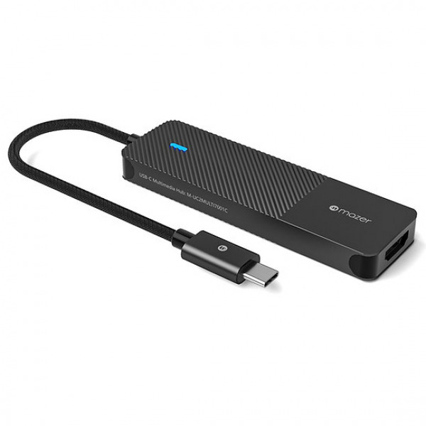 Hub chuyển đổi Mazer 5 in 1 Type-C Infinite.Multimedia Pro MULTI7001C-MUC2MULTI7001CBK-3