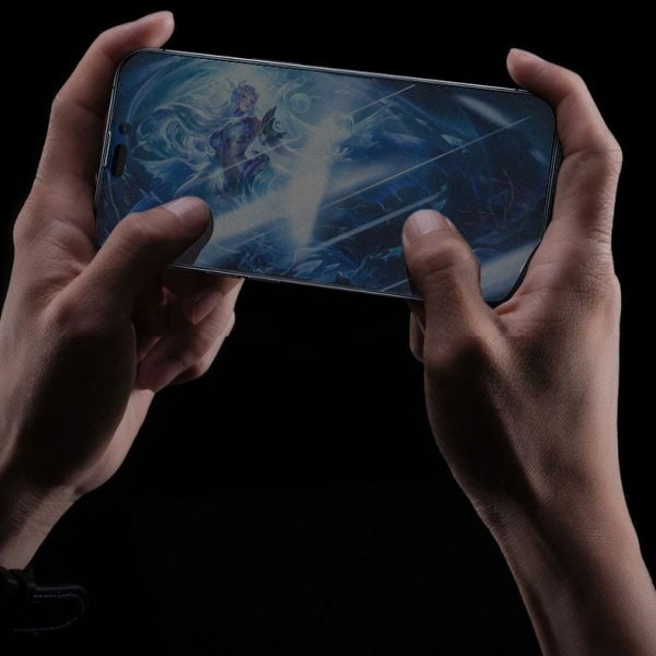 Cường lực chống vân tay iPhone 14 Pro Mipow Kingbull Premium Silk HD (2.7D)-BJ411-BK-3