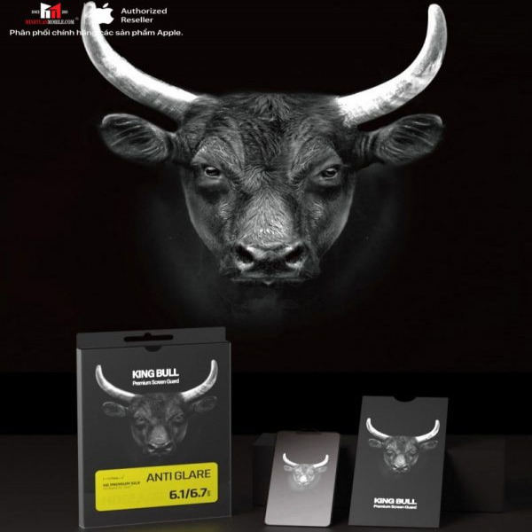 Cường lực chống vân tay iPhone 14 Pro Max Mipow Kingbull Premium Silk HD (2.7D)-BJ412-2