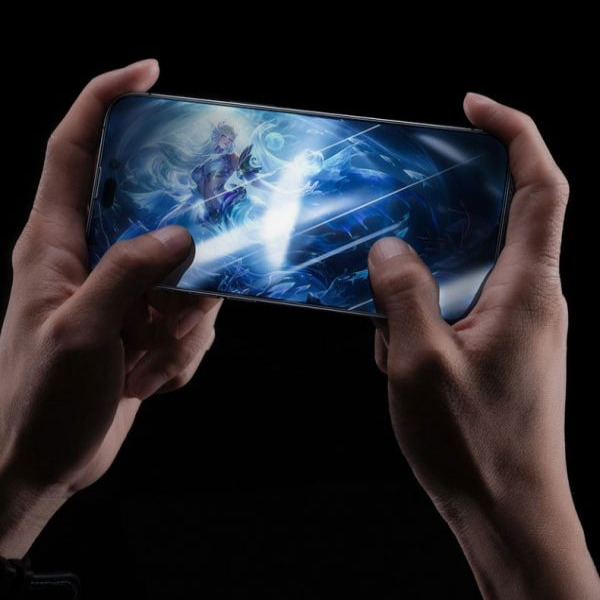 Cường lực chống nhìn trộm iPhone 14 13 13 Pro Mipow Kingbull Premium Silk HD (2.7D)-BJ413BK-3