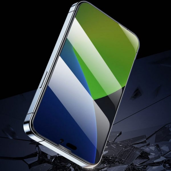 Cường lực chống nhìn trộm iPhone 14 Pro Mipow Kingbull Premium Silk HD (2.7D)-BJ415BK-5