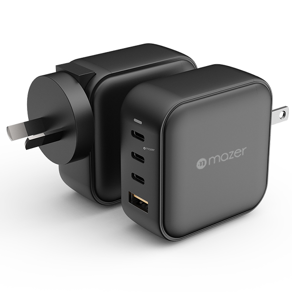 Cốc sạc nhanh Mazer 100W Infinite Boost SuperMINI GaN Wall Charger-MGAN100WWH-6