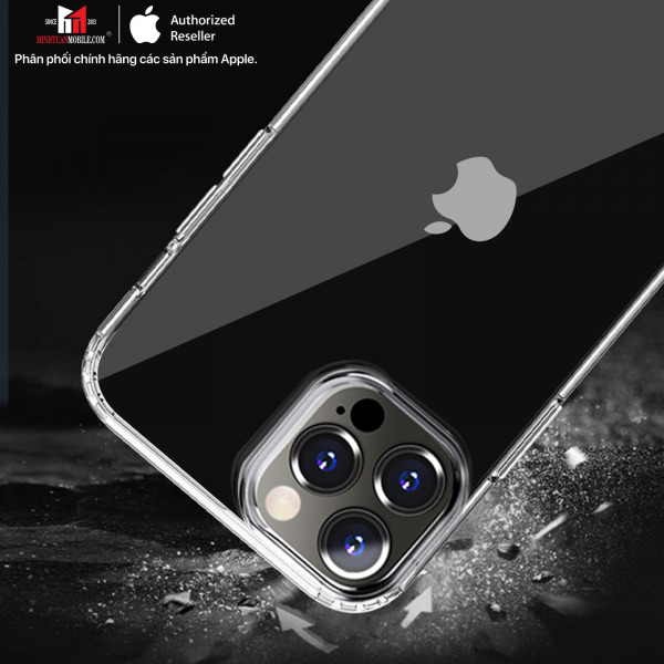 Ốp lưng iPhone 14 Pro Mipow Tempered Glass Transparent-PS36CR-7