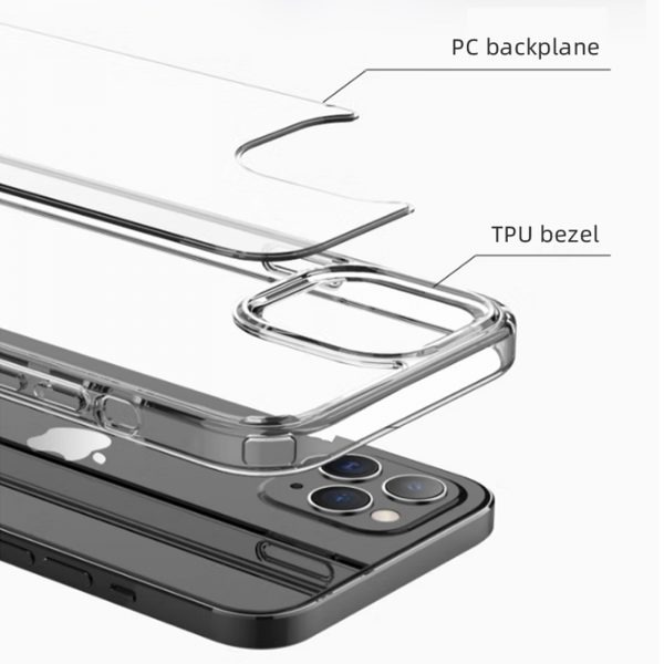 Ốp lưng MagSafe iPhone 14 Pro Max Mipow Tempered Glass Transparent-MGC14DCR-6