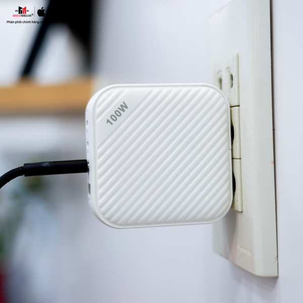 Cốc sạc nhanh Mazer 100W Infinite Boost SuperMINI GaN Wall Charger-MGAN100WWH-16
