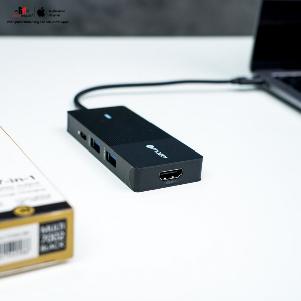 Hub chuyển đổi Mazer 7 in 1 Type-C Infinite.Multimedia Pro MULTI7002-MUC2MULTI7002BK-9