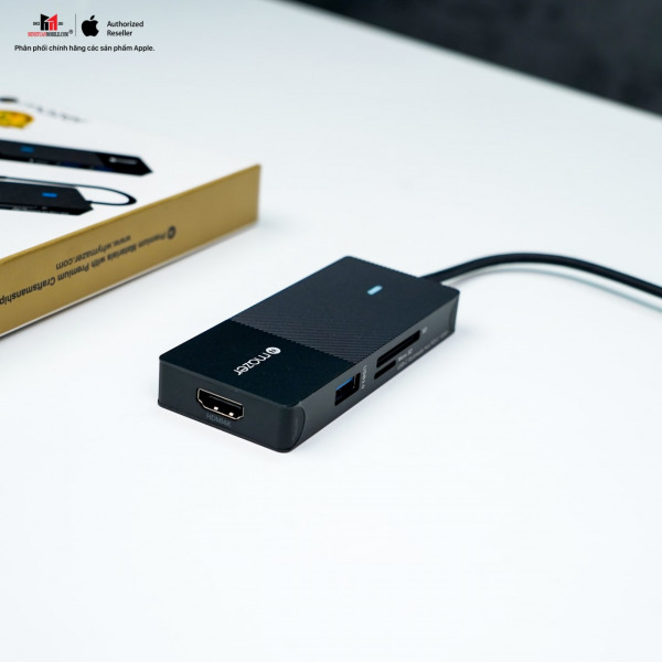 Hub chuyển đổi Mazer 7 in 1 Type-C Infinite.Multimedia Pro MULTI7002-MUC2MULTI7002BK-10